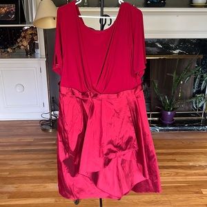 Beautiful red Adriana Papell party dress.